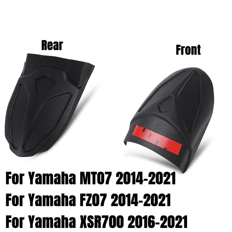 For 2016-2021 Yamaha MT07 FZ07 MT 07 Motorcycle Fender Front Rear Extender Hugger Mudguard MT07 FZ07 XSR700 MT-07 FZ-07 