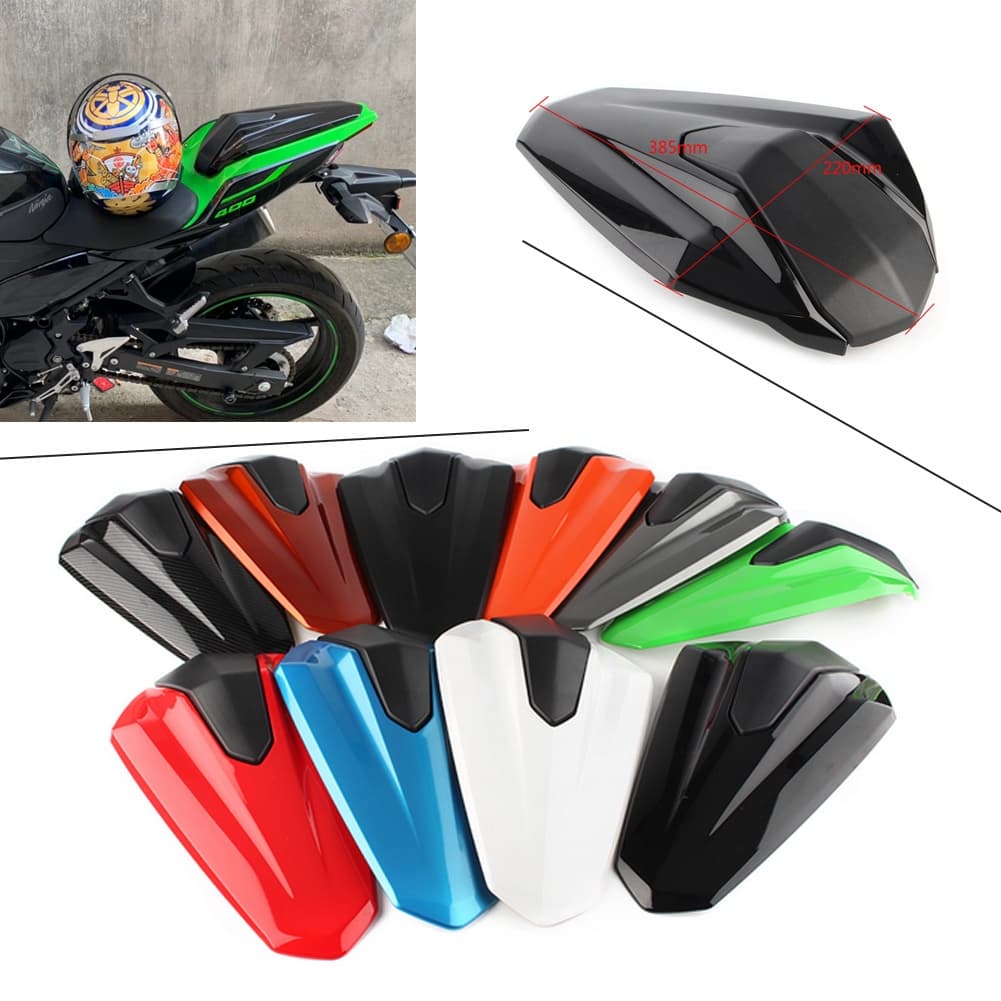 KAWASAKI Absรถจักรยานยนต์ผู้โดยสารด้านหลังpillionที่นั่งสําหรับkawasaki Ninja 400 Z400 2018 2019 2020 2021 2022 Ninja 250 NINJA400 Fairingอุปกรณ์เสริม