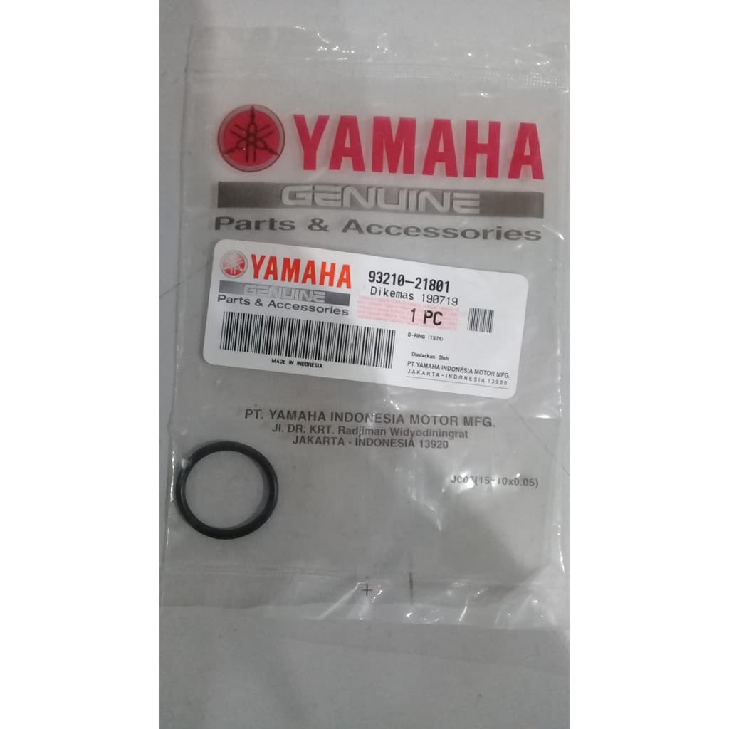 ยาง ORING/SEAL SWITCH NEUTRAL ORIGINAL YAMAHA JUPZ, VEGASZR, JUPMX, VIXION, R15, R25/O-RING 93210-21801