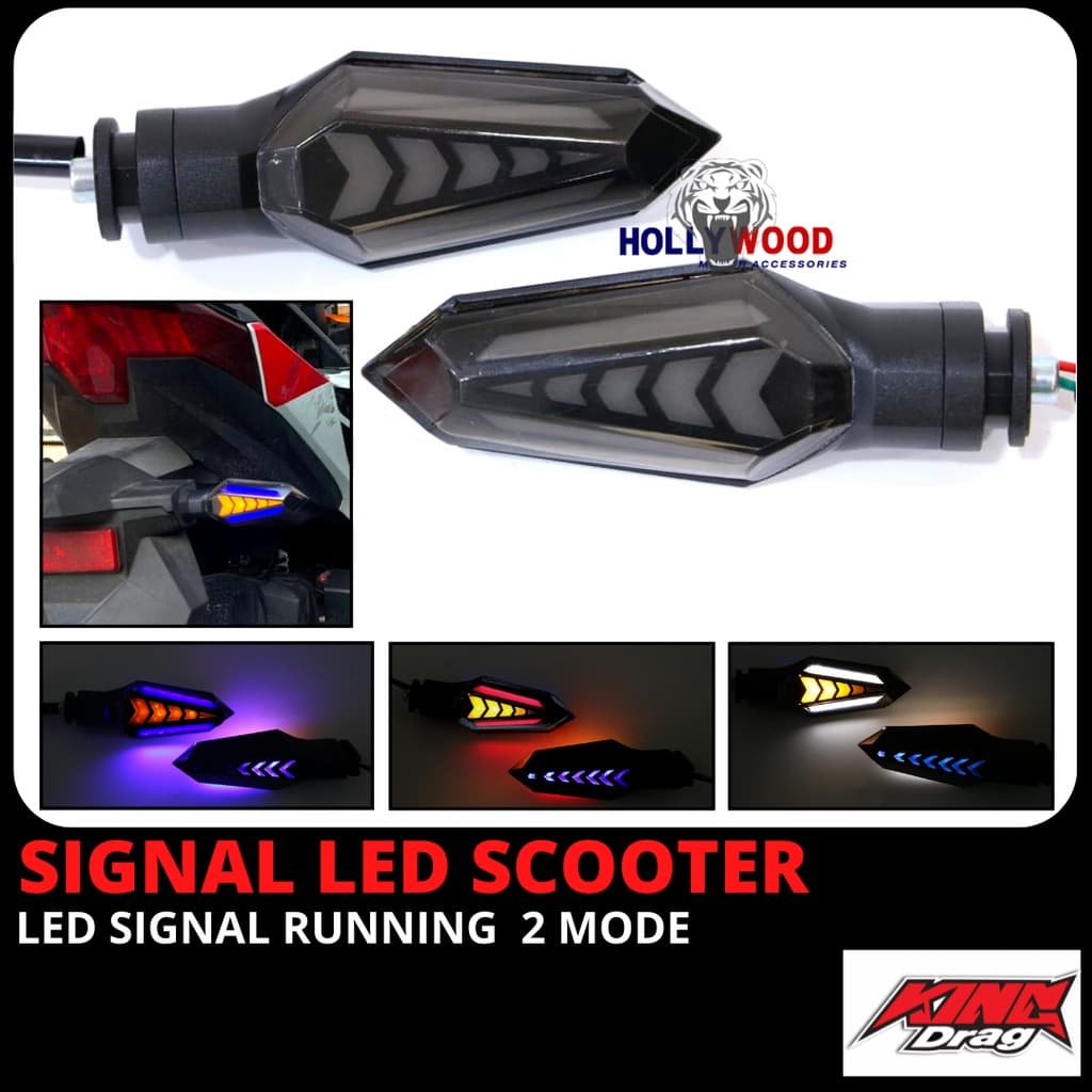 HONDA LED SIGNAL RUNNING LIGHT สําหรับ RS150 RS-X 150 VARIO ADV CBR150R CBR250RR CB250R / LAMPU SIGNAL DEPAN BELAKANG HONDA