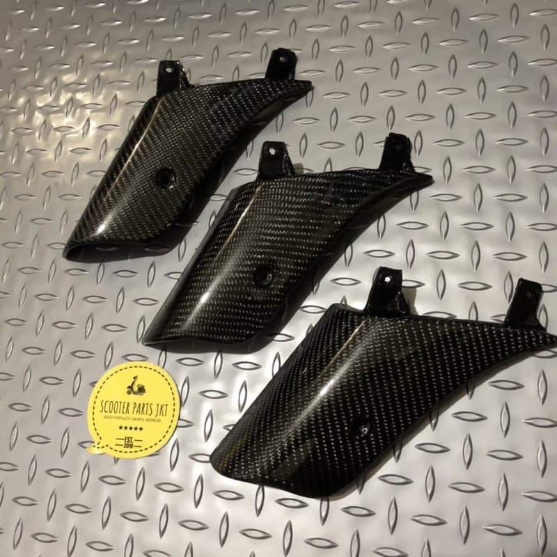 ฝาครอบโช้ค Vespa GTS GTV Carbon Kevlar