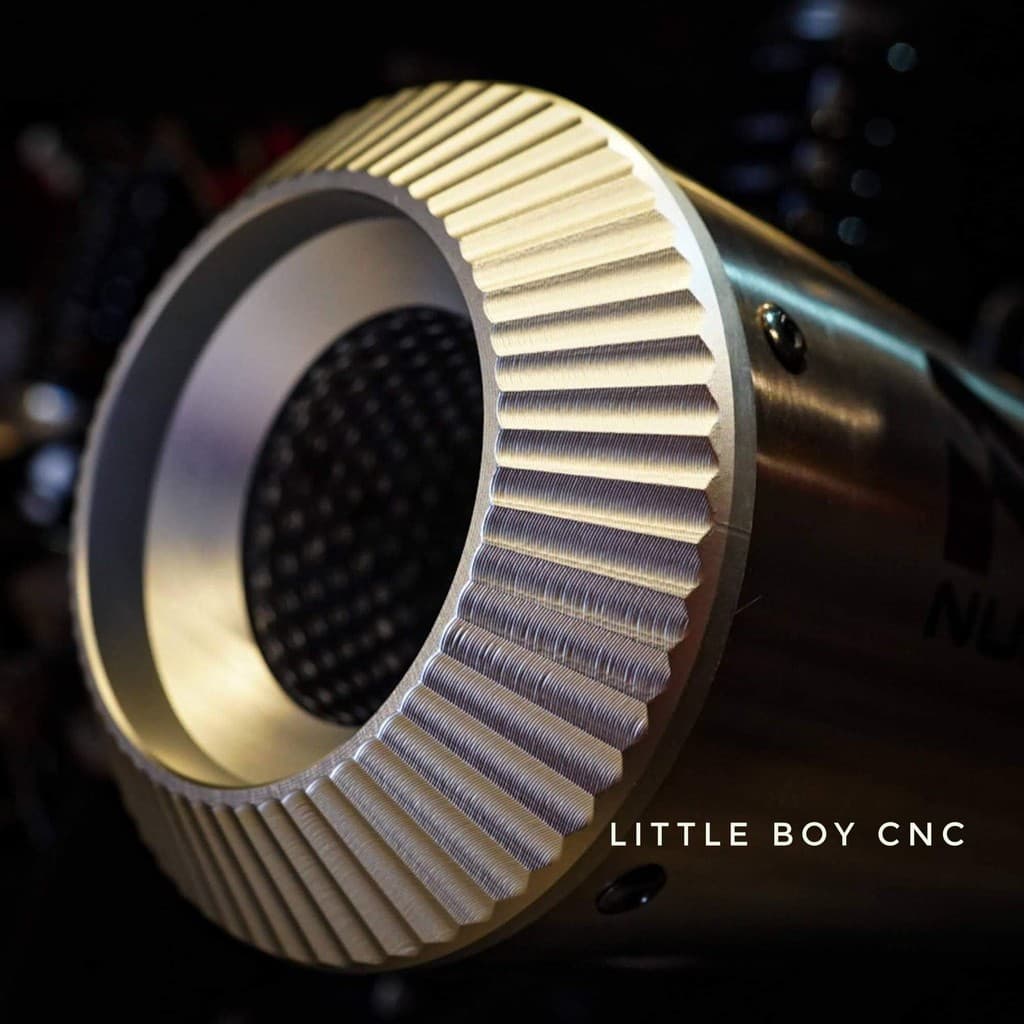 ท่อไอเสีย NUKE รุ่น Little Boy CNC สำหรับ Royal Enfield Interceptor/Continental GT 650