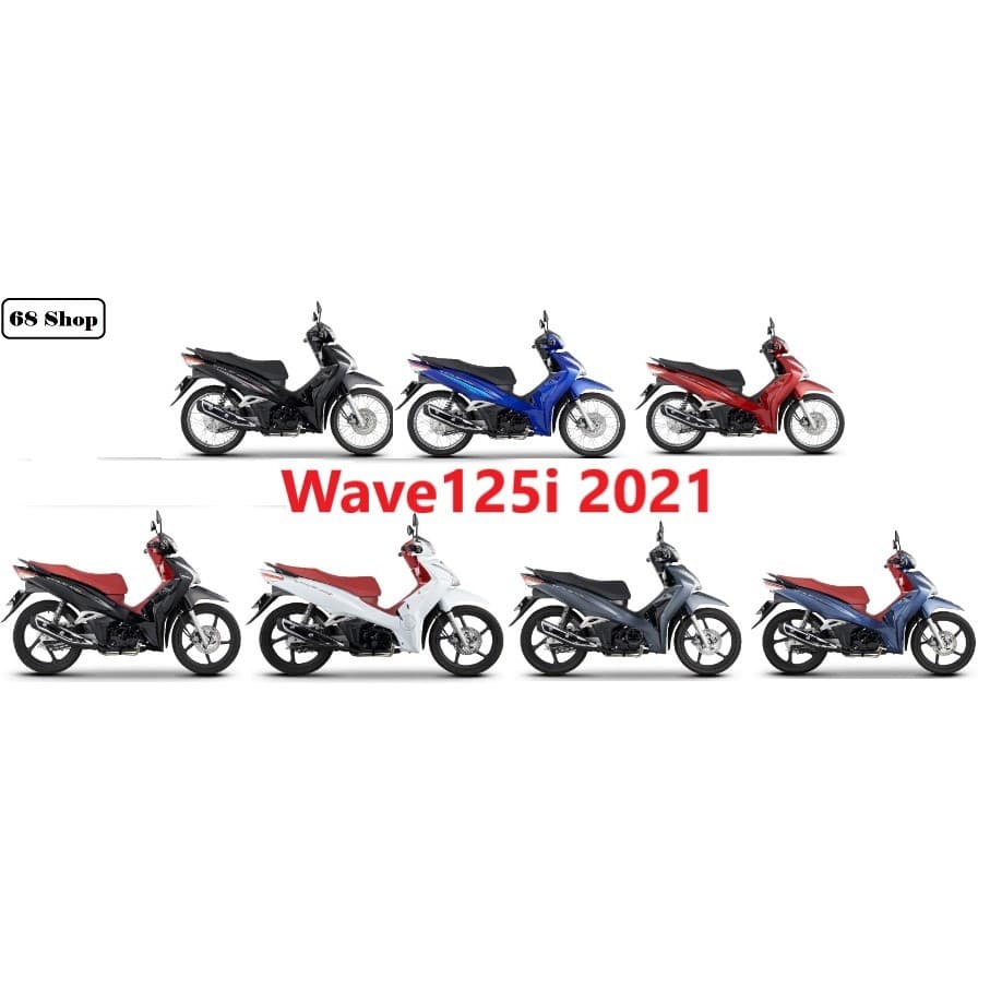 แท้100% ชุดสี Wave125i ปี 2021 เบิกศูนย์ HONDA เฟรมรถ เปลือกรถ wave125i  wave125i2021 อะไหล่มอไซค์ ชิ้นส่วนมอไซค์ (H100)