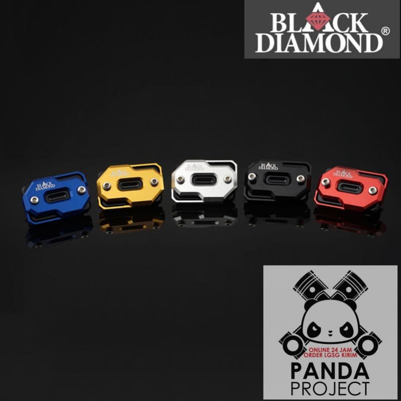 ฝาครอบหลักน้ํามันเบรกสําหรับ Nmax Turbo / Nmax Neo / All New Nmax / Nmax Old / Aerox รุ่น S ชุดขวาซ้ายเดิม BLACK DIAMOND