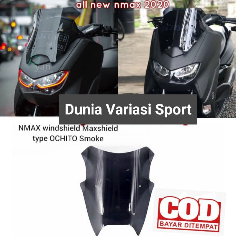 Winshield/ Visor Nmax New 2020-2022/ Nmax Old 2015-2019 รุ่น Ocito/TDR ชิวหน้า Winsil Nmax Bestquality