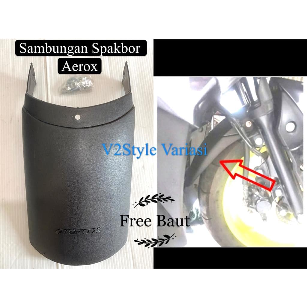 Aerox Front Fender Connection ชุดหลัง FREE PNP BOLT Yamaha Aerox 155 Aerox Old Mudflap