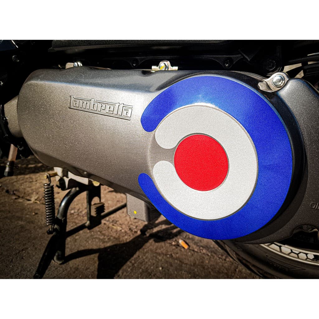 สติ๊กเกอร์ไดคัท Lambretta ลาย "MODS" 3M สะท้อนแสงกันความร้อน สำหรับ Lambretta v125/v200
