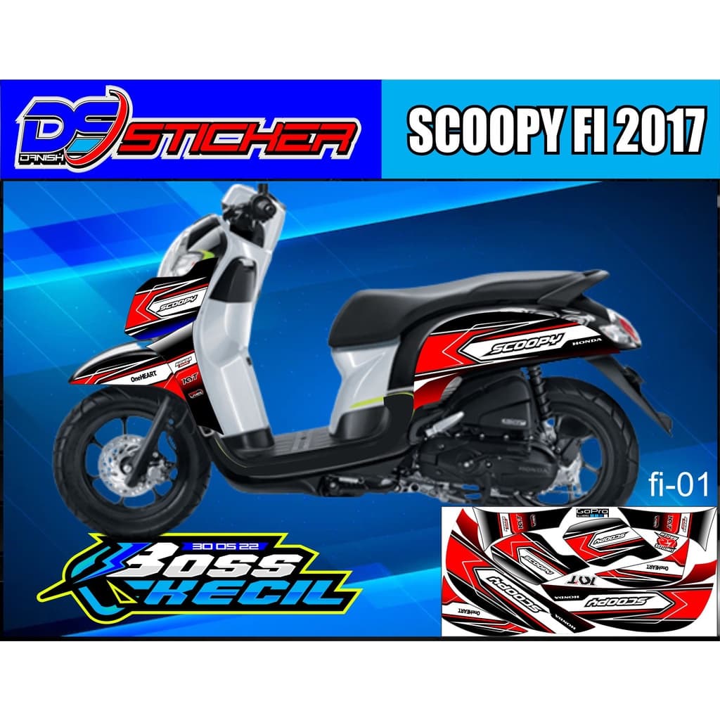 Beat esp Striping สติกเกอร์ - Honda Scoopy FI Racing Variation List สติกเกอร์ Honda Scoopy FI Striping Honda Scoopy FI Cool Striping Honda Scoopy FI อินเทรนด์