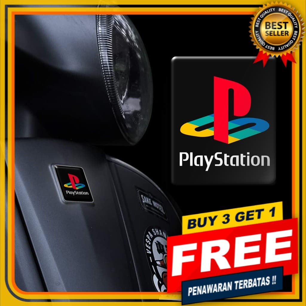 VESPA TIE EMBLEM PLAYSTATION โลโก้คลาสสิก VESPA GTS สติ๊กเกอร์ VESPA SPRINT