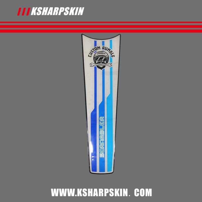 Fuel tank carbon fiber scratch-resistant stickers motorcycle stickers fish bone decals for DUCATI SCRAMBLER