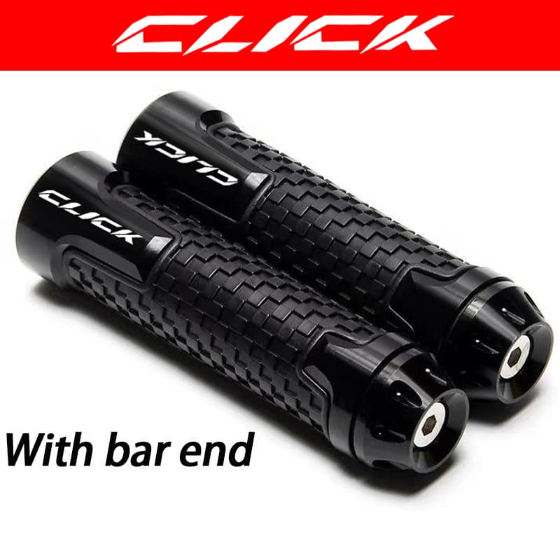 HONDA CLICK 160 150 Handle Grips CLICK V3 V2 V1 CLICK 125i รถจักรยานยนต์ดัดแปลง CNC อลูมิเนียมจับบาร์ปลาย CLICK อุปกรณ์มอเตอร์ไซค์ 2022 2023 2024 2025 ใหม่