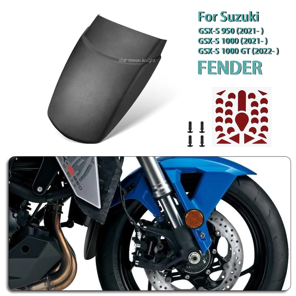สําหรับ Suzuki GSX-S 950 GSX-S 1000 GSX-S 1000 GT GSX-S1000 Mudguard Extension อุปกรณ์เสริมรถจักรยานยนต์ Splash ด้านหน้า Fender Extender