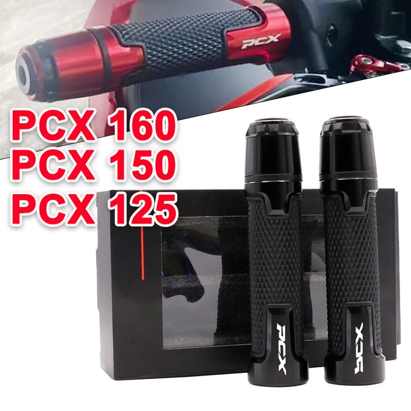 จับสําหรับ HONDA PCX 160 150 125 PCX125 PCX150 PCX160 CNC อลูมิเนียม anti slip grip พร้อมบาร์ end PCX อุปกรณ์เสริม