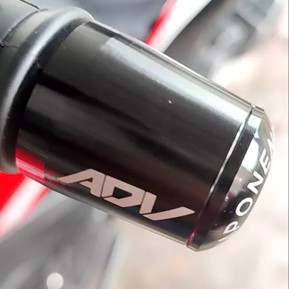 สําหรับ Honda Adv 160 150 Bar End Full CNC Alloy Adv Bar end รถจักรยานยนต์จับบาร์ Grip end ปลั๊ก Balance Block Pad Adv Adv150 อุปกรณ์เสริม