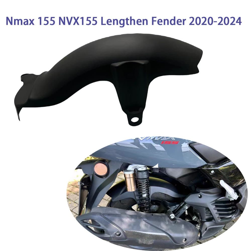 รถจักรยานยนต์สําหรับ YAMAHA NMAX155 2020 2021 2022 อุปกรณ์เสริม N-MAX 155 NMAX 155 ด้านหลัง Fender Mudguard Mudflap Guard ฝาครอบ NVX155 2020-2023