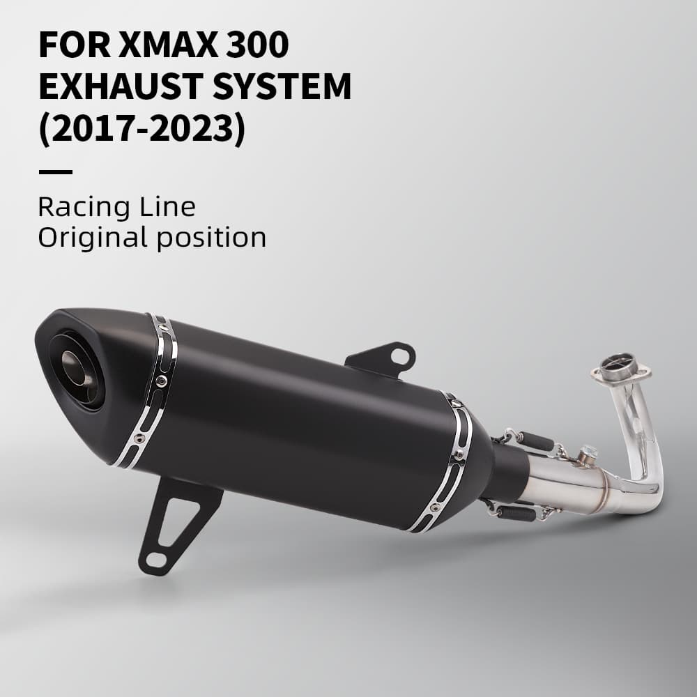 สําหรับรถจักรยานยนต์ X MAX 300 XMAX300 XMAX 250 XMAX250 2017-2021 ท่อไอเสียเต็มระบบ
