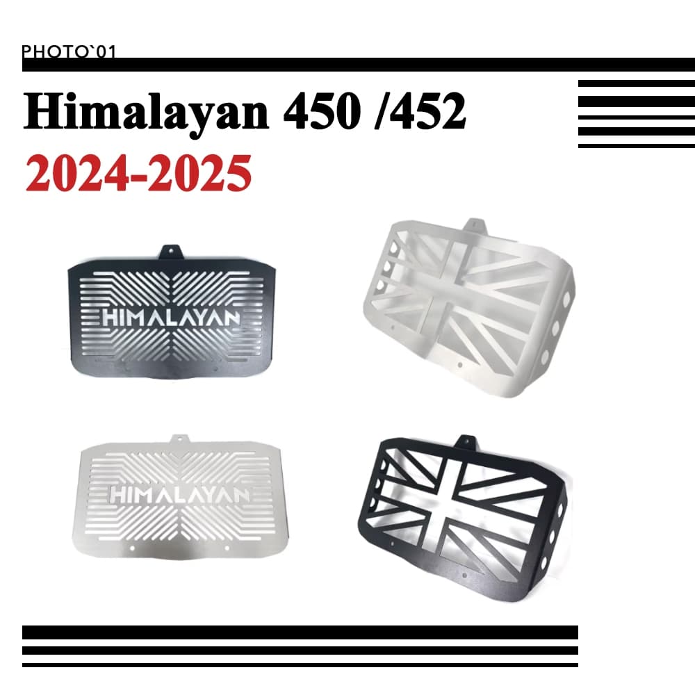 Pselr การ์ดหม้อน้ำ ฝาครอบหม้อน้ํา ตะแกรงหม้อน้ำ สําหรับ Royal Enfield Himalayan 450 452 Himalayan450 Himalayan452