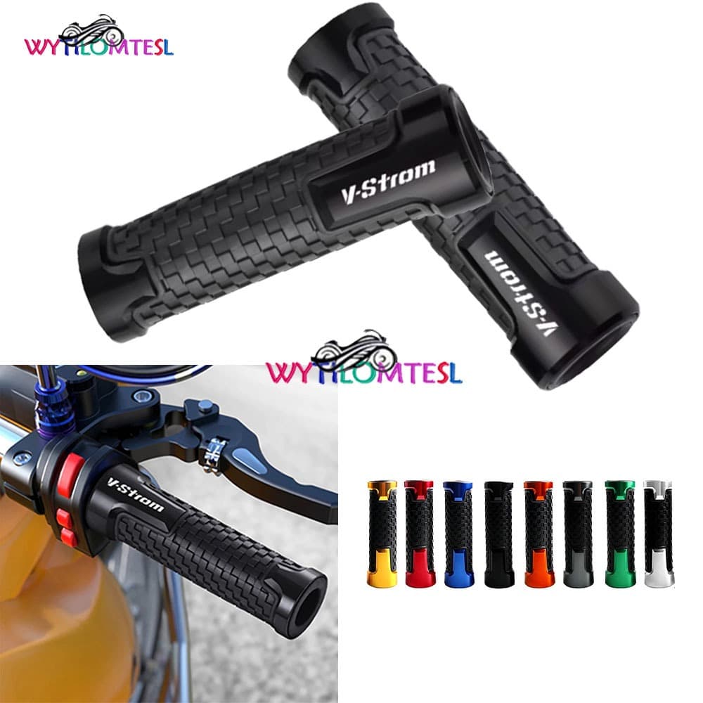 สําหรับ SUZUKI V-strom DL 250 650 1000 V-strom 650XT 2002-2004 รถจักรยานยนต์ CNC ModifiedAnti-Slip Handlebar Grips