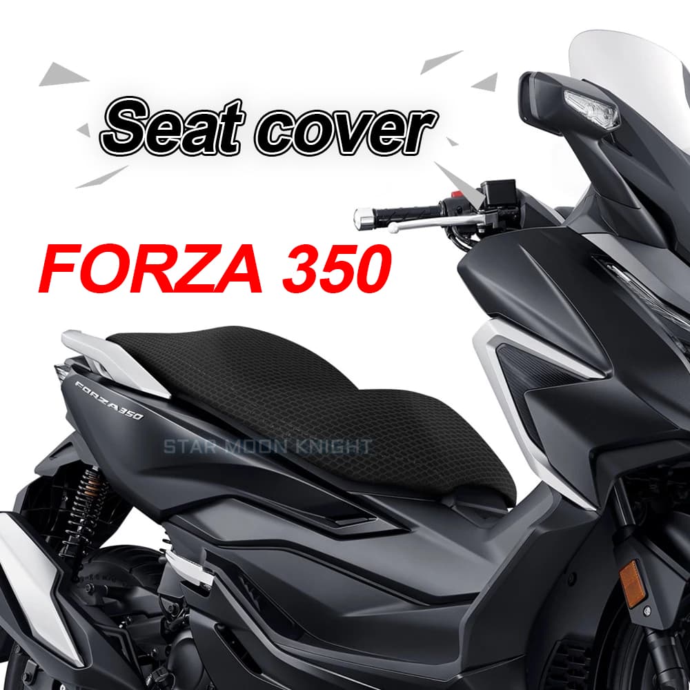 Honda Forza 350 NSS350 NSS 350 Forza350 Breathable กันน้ํารังผึ้งตาข่ายเบาะรองนั่งอุปกรณ์เสริมรถจักรยานยนต์