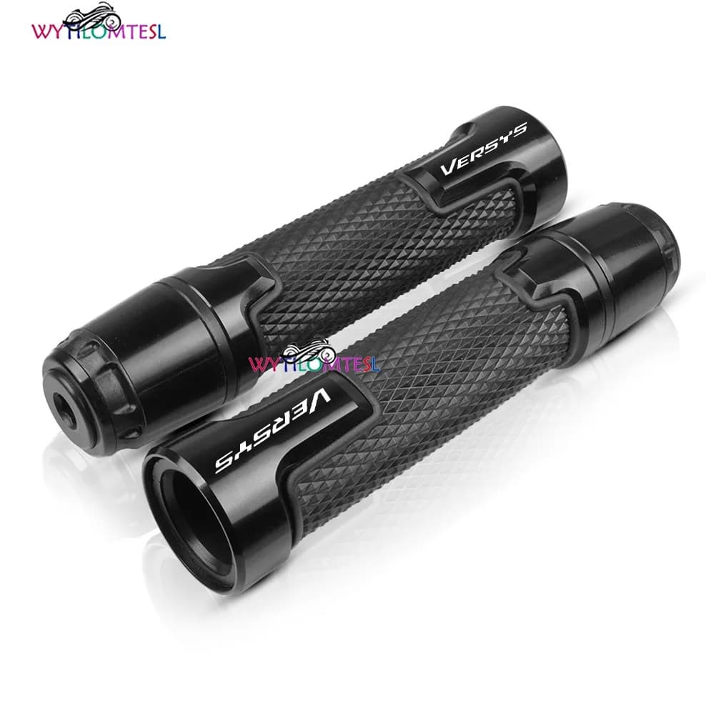 Fit สําหรับ Kawasaki Versys 650 1000 Versys650 Versys1000 2015-2024 รถจักรยานยนต์อลูมิเนียม Anti-Slip Handlebar Hand Grip ปลาย