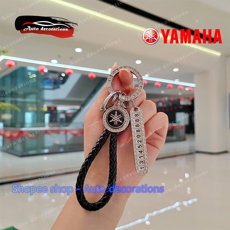 YAMAHA fazzio sniper155 XMAX300 Grand filano Nmax พวงกุญแจสติกเกอร์ lanyard YAMAHA รถ key อุปกรณ์เสริม 雅马 key扣