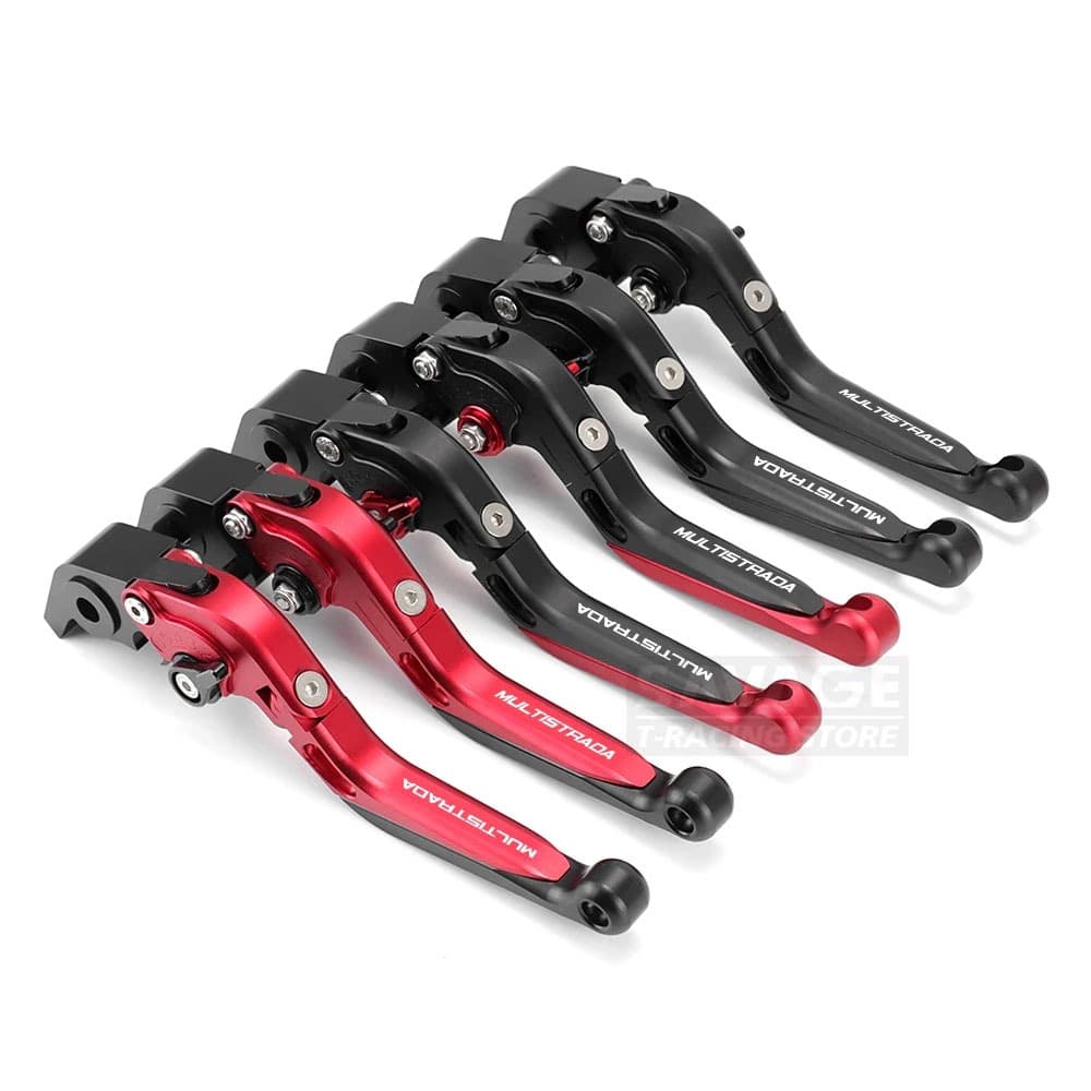 สําหรับ DUCATI Multistrada 950 1200 Enduro 1200S 1260 1260S พับคลัทช์เบรคคันโยกรถจักรยานยนต์ปรับขยายได้ Handlebar