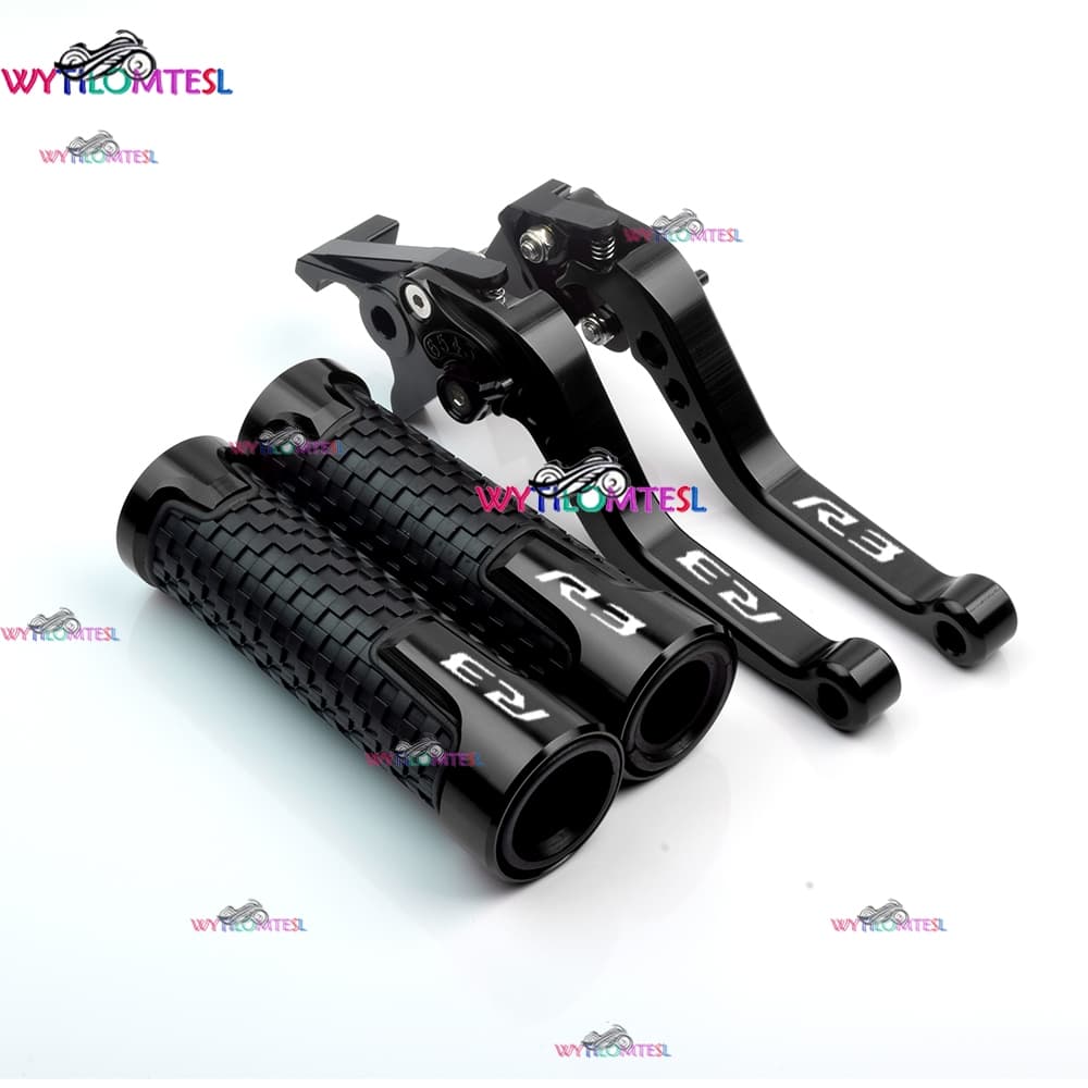 ก้านเบรกคลัทช์ อะลูมิเนียมอัลลอย CNC 6 ขั้น ปรับได้ สําหรับรถจักรยานยนต์ YAMAHA YZF-R3 R3 V1 V2 2015-2025