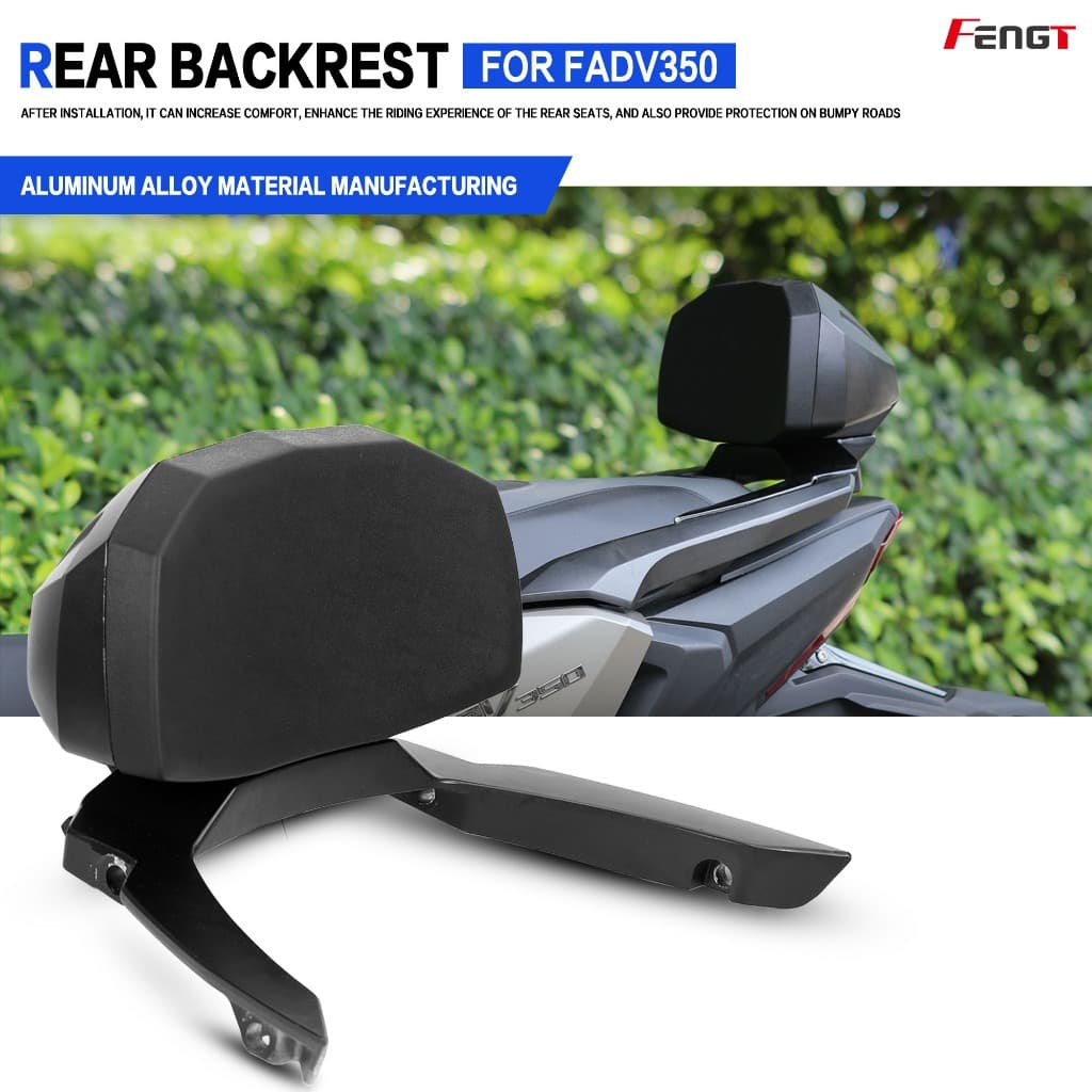 สําหรับ HONDA ADV350 FORZA350 NSS350 รถจักรยานยนต์ด้านหลังพนักพิงผู้โดยสารพนักพิง Lumbar Support Rest เบาะ Pad FORZA NSS ADV 350