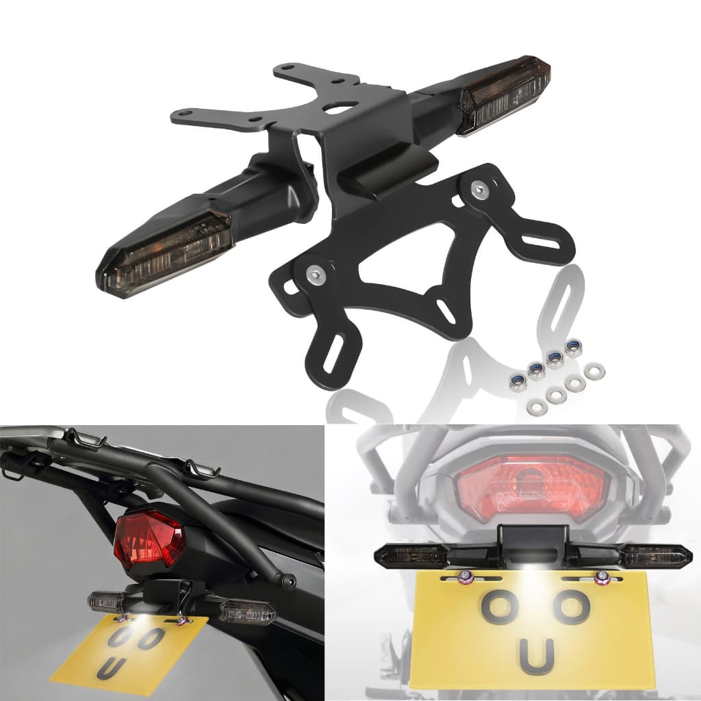 VERSYS-X 300 รถจักรยานยนต์ LED หาง Tidy ไฟเลี้ยวและใบอนุญาตสําหรับ KAWASAKI VERSYS-X 250 300 2017-2025