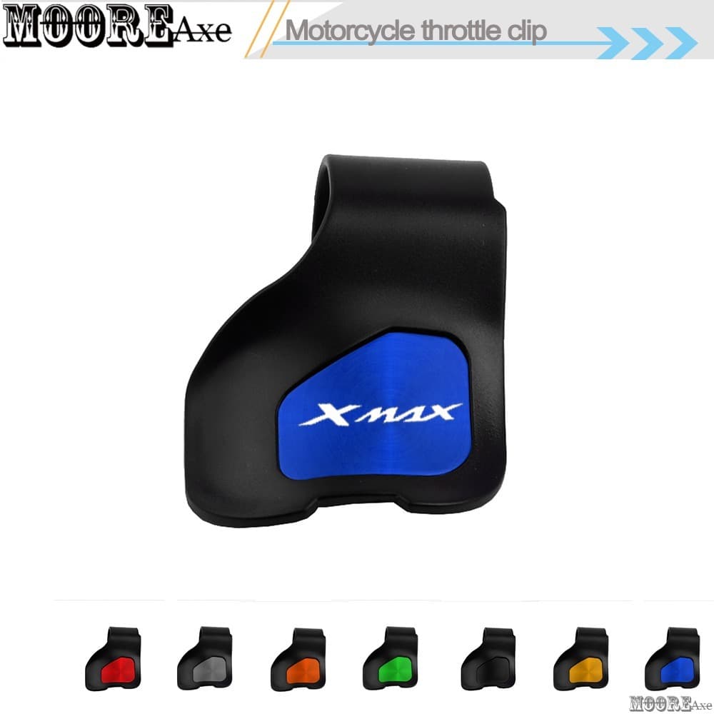 Mooreaxe สําหรับ YAMAHA XMAX125 XMAX250 XMAX300 XMAX400 V1 V2 V3 2017-2024 2025 รถจักรยานยนต์คันเร่ง Booster Clamp Cruise Aid ควบคุมคันเร่ง Booster Grips สายรัดข้อมือ