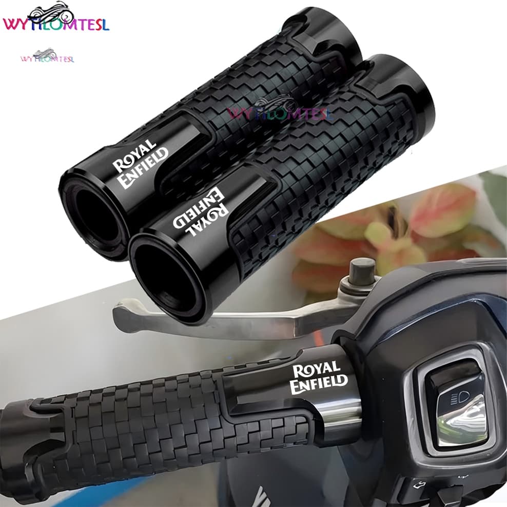 Fit สําหรับ Royal Enfield Himalayan 450 Classic 350/650 Meteor 350 Bear 650 Shotgun 650 Hunter 350 อุปกรณ์เสริมรถจักรยานยนต์ Handle Grips Handle Bar Grips