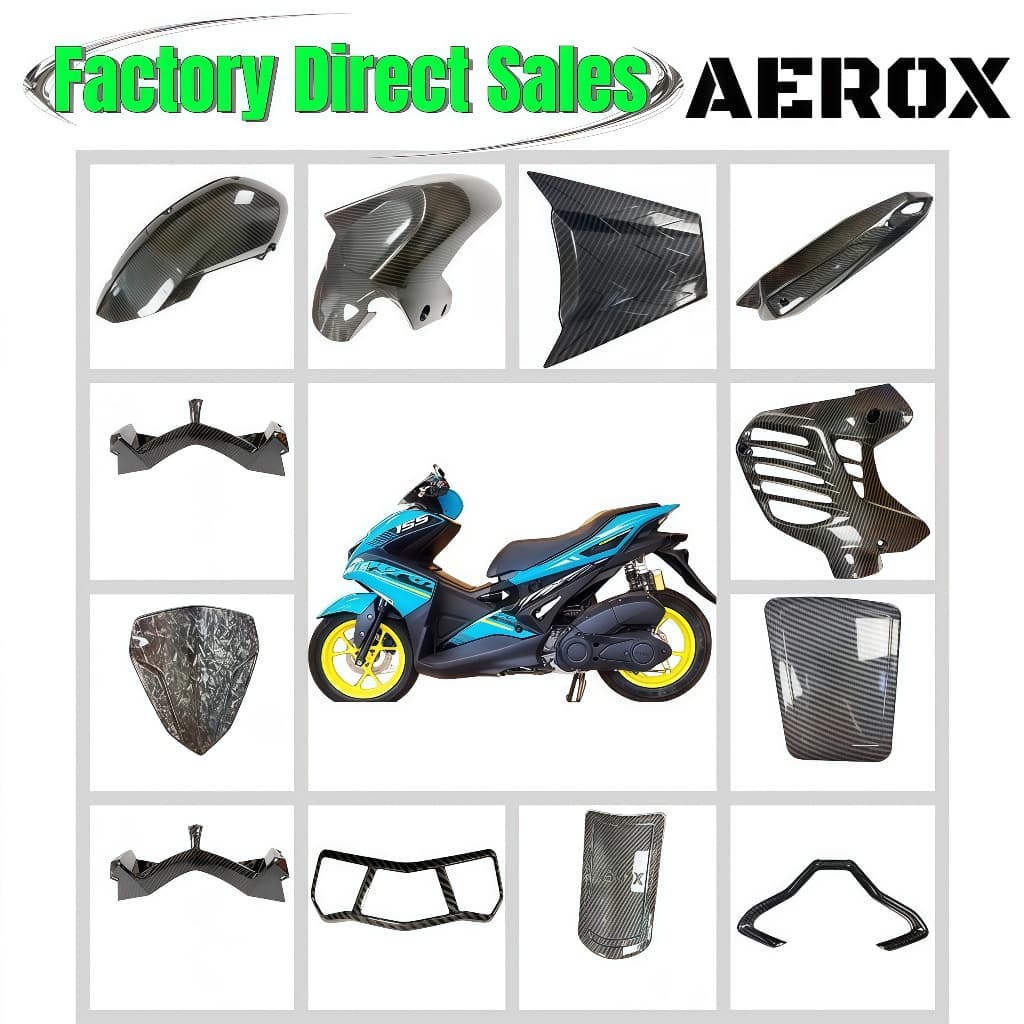 Yamaha AEROX COVER LAMPU DEPAN MOTOR AEROX 155 CARBON ZORO COVER LIST LAMPU DEPAN AEROX MUFFLER/FRONT FENDER/RADIATOR/MATING/AIR FILTER/TANK CASE COVER
