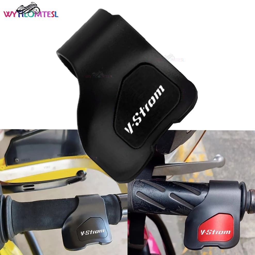 Fit สําหรับ Suzuki V-Strom 250 650 1000 1050 XT V Strom VStrom 800DE DL650 รถจักรยานยนต์คันเร่ง Booster Aid ควบคุมคันเร่ง Booster Grips สายรัดข้อมือ