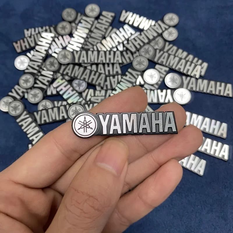 Yamaha Audio 3D สติกเกอร์อลูมิเนียมสําหรับ Yamaha Mt-09 Mt-07 NMAX XMAX TMAX YZF-R1 R3 สติกเกอร์รถจักรยานยนต์ Refit