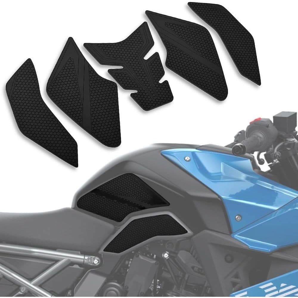 LEDISHUN ถังน้ํามันเชื้อเพลิงรถจักรยานยนต์ Traction Pad ด้านข้างแก๊สเข่าสติกเกอร์ป้องกัน (สําหรับรถยนต์ Suzuki) GSX8S GSX8R GSX 8S GSX 8R GSX-8S GSX-8R 2024-2025