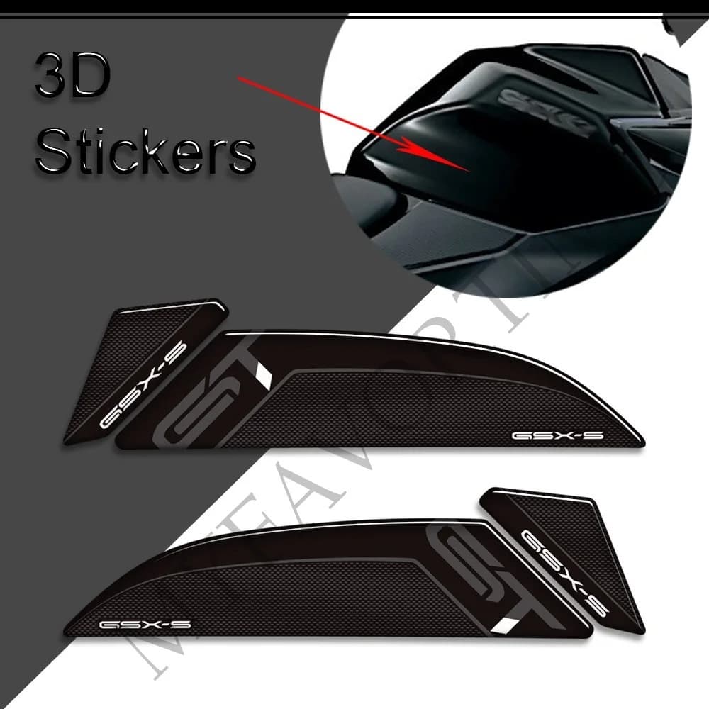 สติกเกอร์รถจักรยานยนต์ Protector ถัง Pad Grips สําหรับ Suzuki GSX-S1000GT GSX S1000GT GSX-S S1000 GSXS S 1000 GT 950 S950 GSX-S950