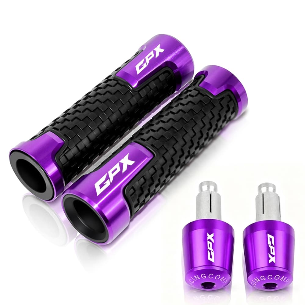 Mooreaxe อุปกรณ์เสริมรถจักรยานยนต์ Handlebar Grips พร้อมปลายสําหรับ GPX DZ3 Legend 250 Racer200 DEMON 150GR 125 GR 200R Drone GR200R Drone 150 4V CNC Alloy 7/8 บาร์ End Plug SBDTZ T1