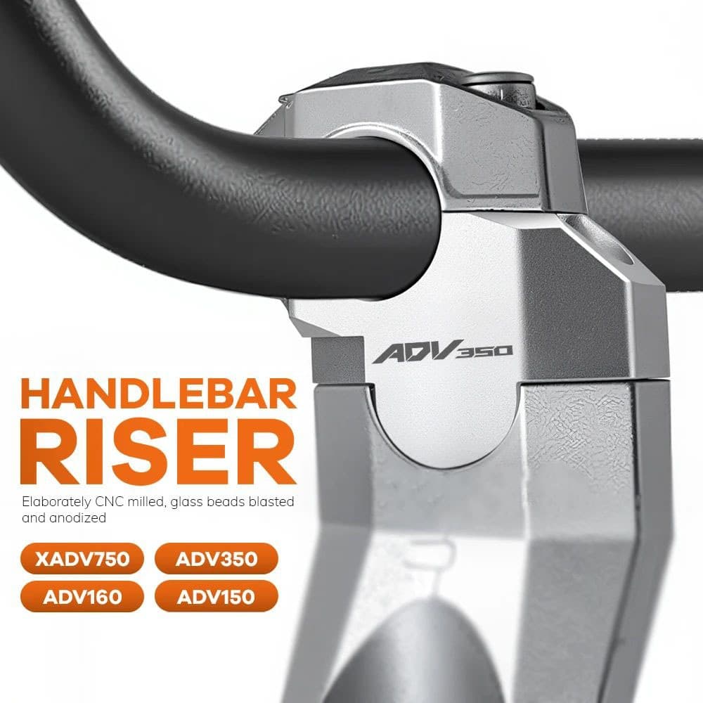 รถจักรยานยนต์Handlebar Riserลากจับบาร์ClampขยายสําหรับHonda X-ADV XADV 750 ADV150 ADV160 ADV350 ADV 150 160 350 2017-
