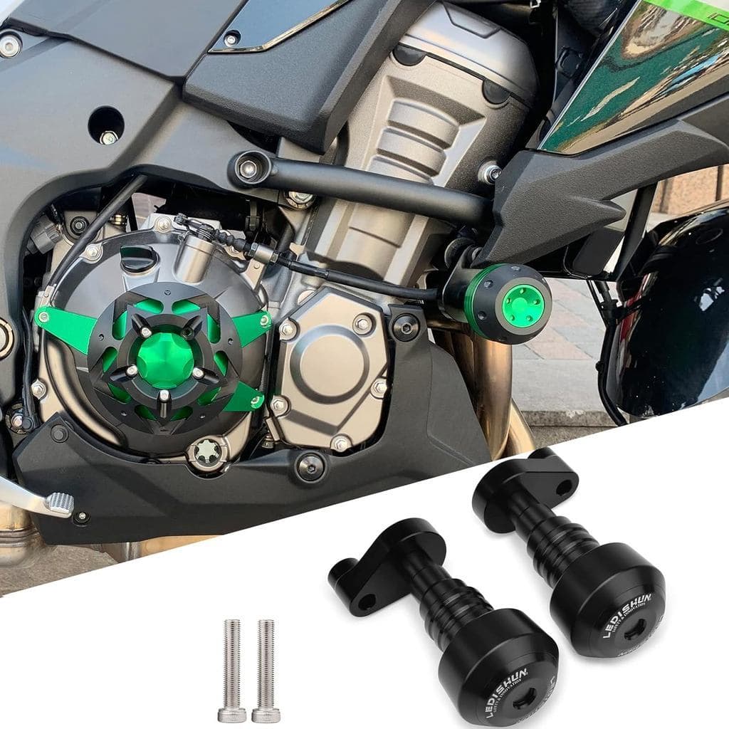 LEDISHUN รถจักรยานยนต์ Falling กรอบป้องกัน Slider Fairing Guard Anti Crash Pad Protector Crash เข้ากันได้กับ Kawasaki VERSYS 1000 VERSYS1000 versys 1000 2010-2023
