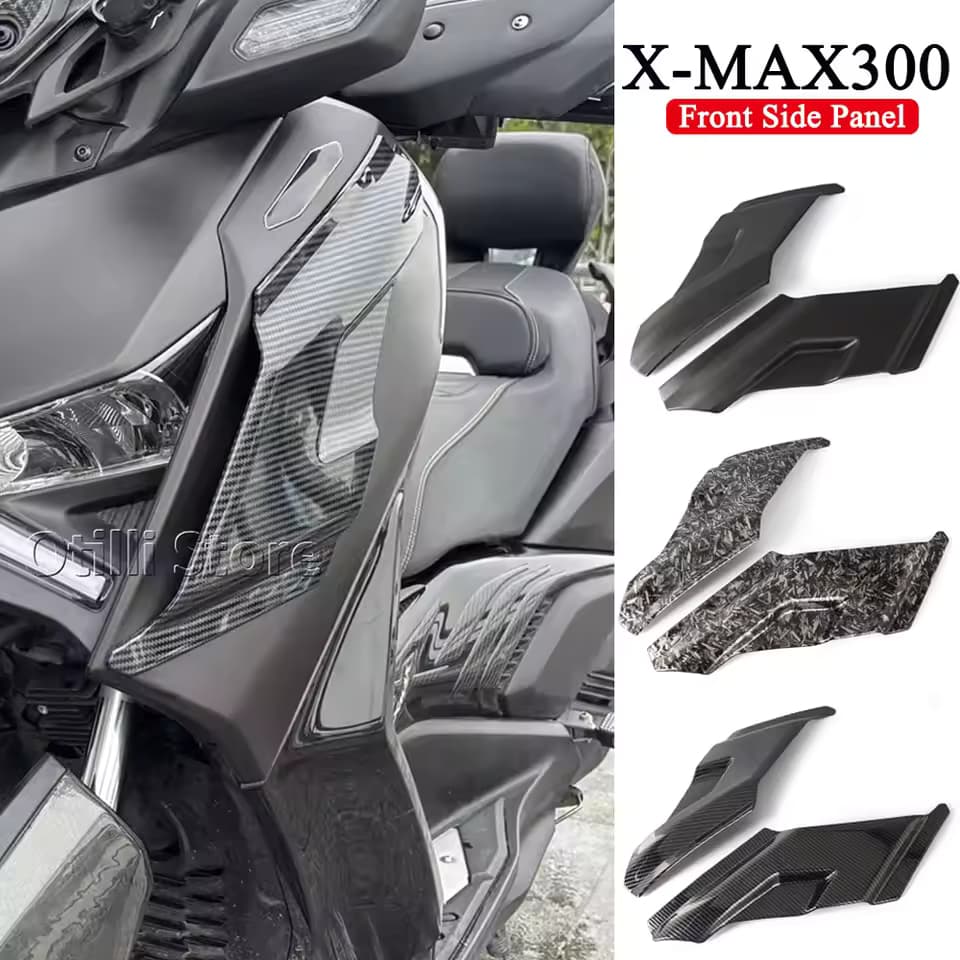 สําหรับ X-MAX300 XMAX300 2023 2024 2025 อุปกรณ์เสริมรถจักรยานยนต์ด้านหน้า Air Deflector ด้านข้าง Fairing สําหรับ Yamaha X MAX X-MAX 300