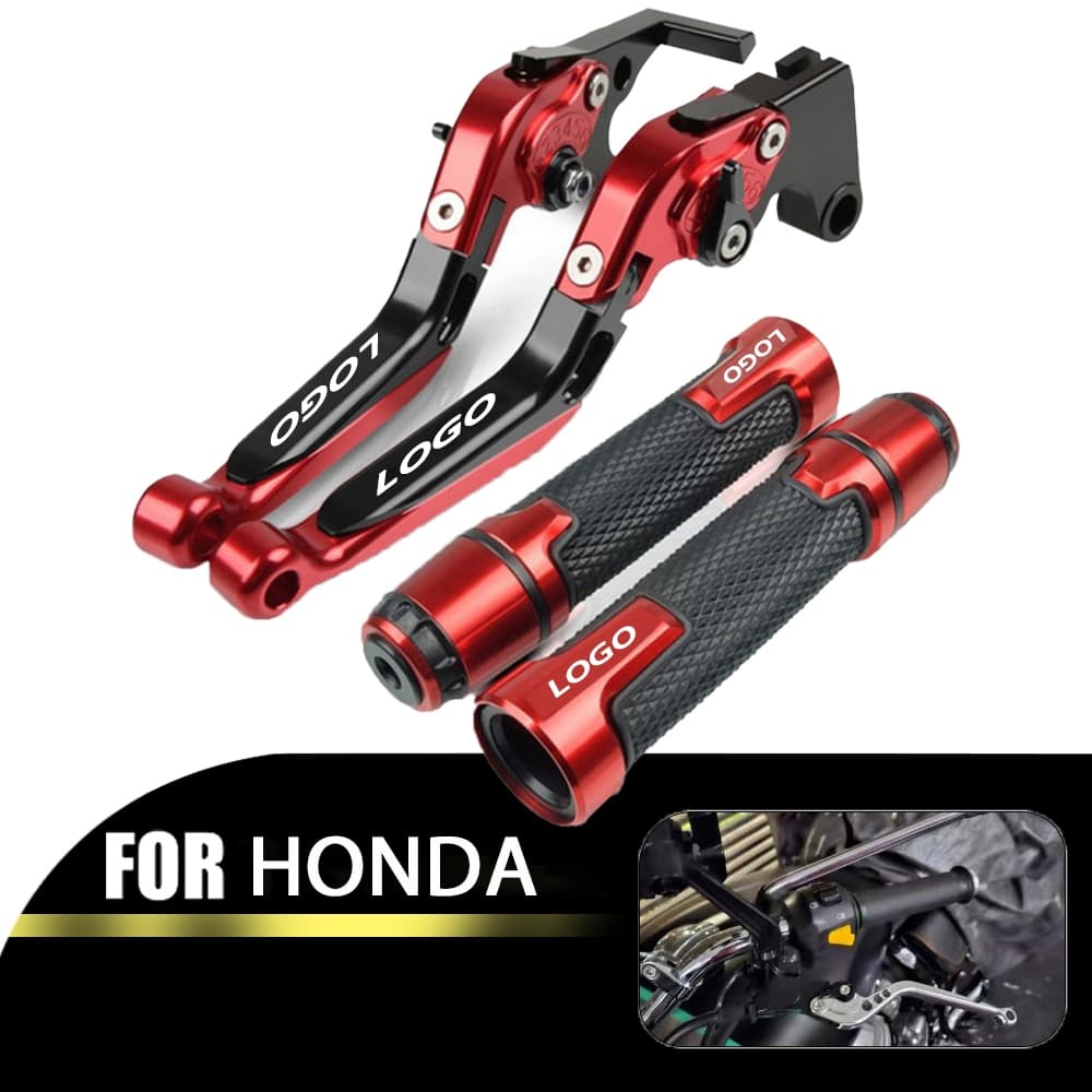 สําหรับHONDA CB300R CBR300Rดัดแปลงยาวคลัทช์เบรคHandlebar GripsชุดCNCอลูมิเนียม 6-Stageปรับอุปกรณ์เสริม
