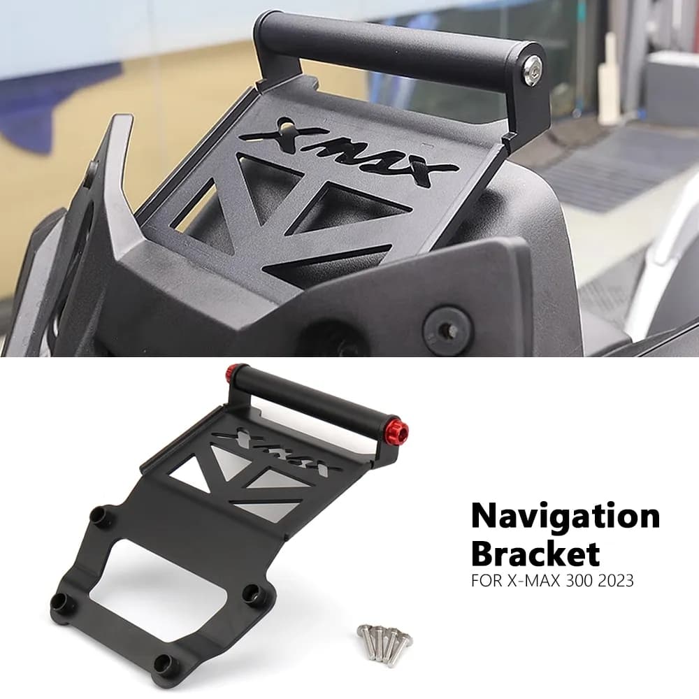 สําหรับ X-MAX300 2023 ใหม่ไร้สายชาร์จผู้ถือโทรศัพท์รถจักรยานยนต์ GPS Navigation Bracket สําหรับ Yamaha X-MAX 300 XMAX 300 XMAX300