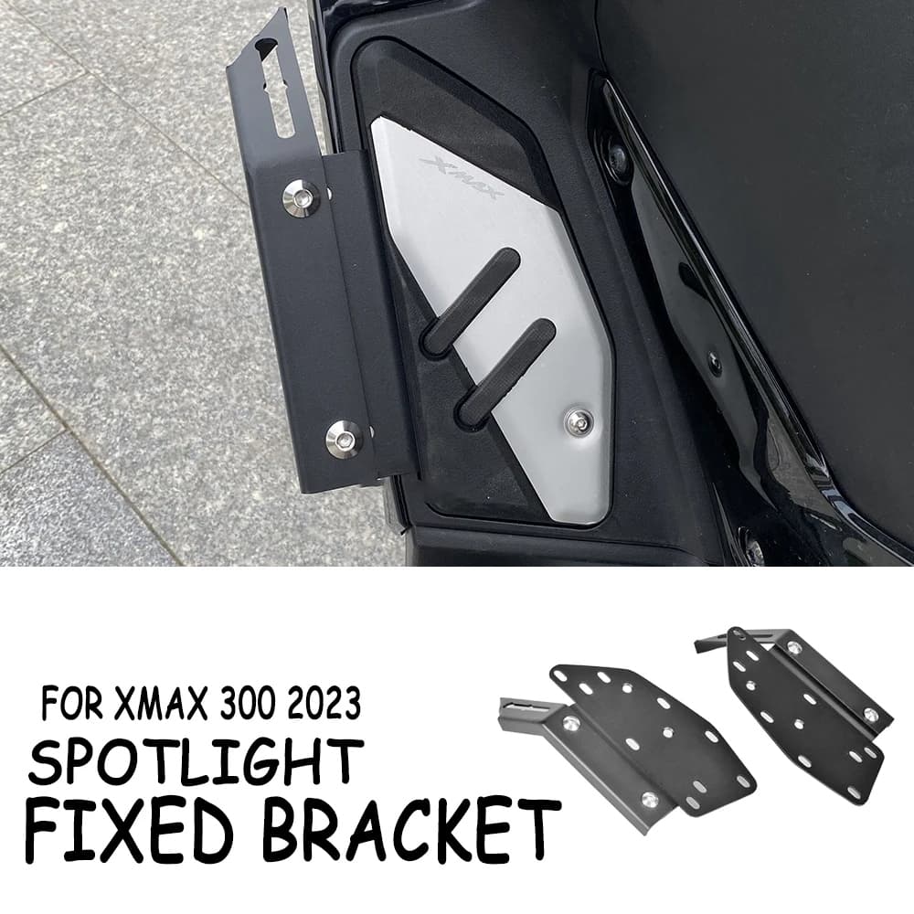 อุปกรณ์เสริมรถจักรยานยนต์ใหม่สําหรับ YAMAHA XMAX300 X-MAX 300 XMAX300 XMAX 300 2023 Spotlight Bracket ผู้ถือกีฬาหมอกไฟ