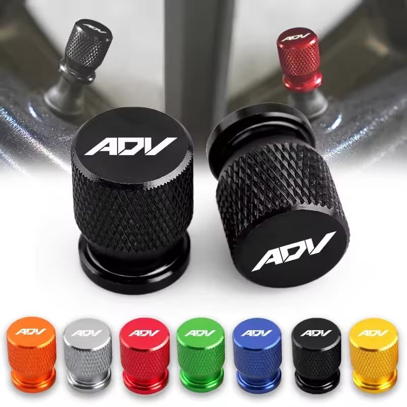 สําหรับ Honda ADV350 ADV150 ADV160 adv ADV 350 150 160 รถจักรยานยนต์ยางวาล์ว Air Port Stem ฝาครอบปลั๊ก CNC อุปกรณ์เสริม ADV LOGO