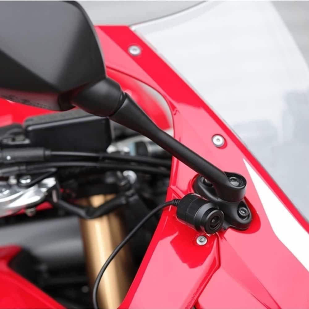 รถจักรยานยนต์ขวา DVR Bracket ขี่นําทางรถ Data Recorder Bracket ขยายชุด DVR Mount ใช้งานร่วมกับ Honda CBR650R CBR500R CBR400R 2020