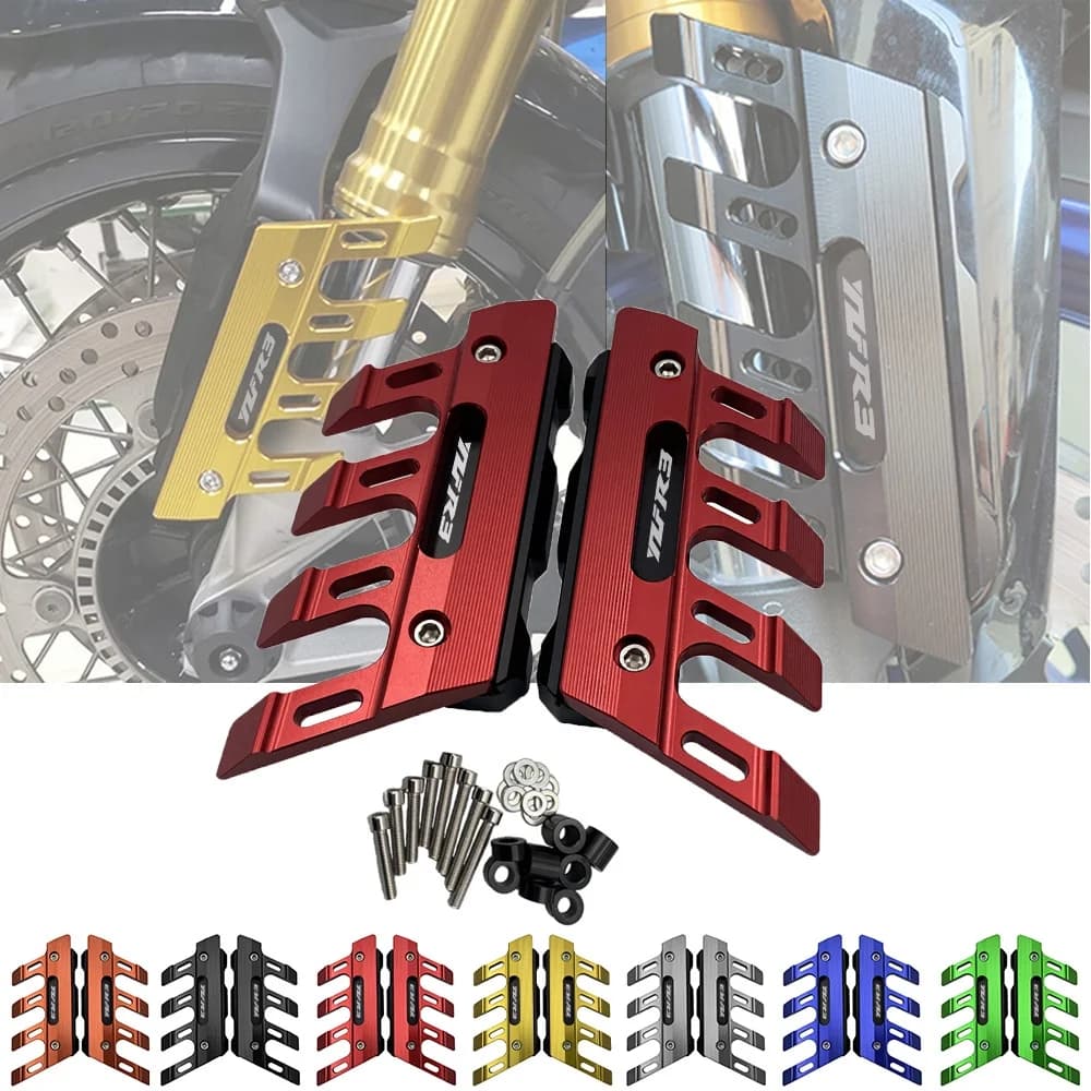 Fit สําหรับ YAMAHA YZF R3 YZFR3 YZF-R3 2018 - 2022 2023 2024 2025 V1 V2 V3 รถจักรยานยนต์ส้อมด้านหน้า Protector Fender Slider Guard อุปกรณ์เสริม BHQ
