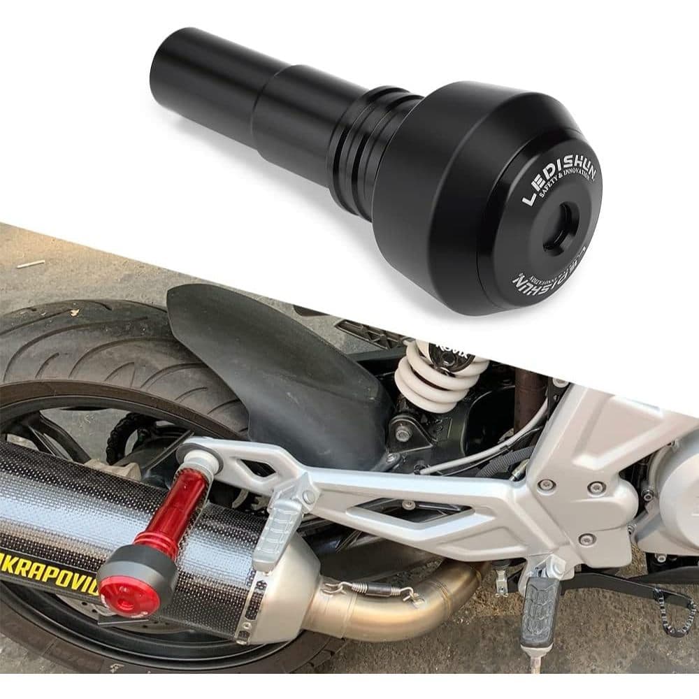 อุปกรณ์เสริมFalling Exhaust Slider Crash pad Slider ใช้งานร่วมกับ Yamaha YZF R15 V2 V3 V4,MT-03 MT03,YZF-R3 R3,YZF-R25 R25,YZF R6,FZ1S,FZ-N8S,FZ 15S,FZ