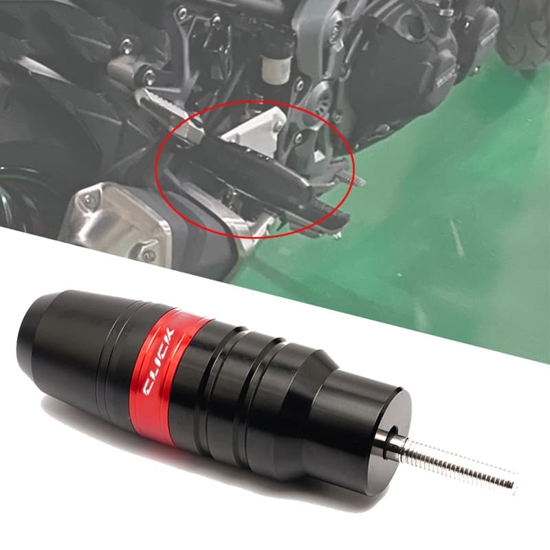 สําหรับ HONDA Click 125 Click 150 V1 V2 Click 160 CRASH Pads ท่อไอเสีย Guard Slider กรอบ Slider Crash Anti Fall เครื่องยนต์ Protector