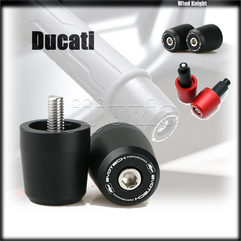 สําหรับ Ducati Scrambler 400 800 1100 Icon Dark‌ ปลั๊กแฮนด์รถจักรยานยนต์ Balance Terminals Handlebar Cap EP Evotech Scrambler800 Scrambler1100