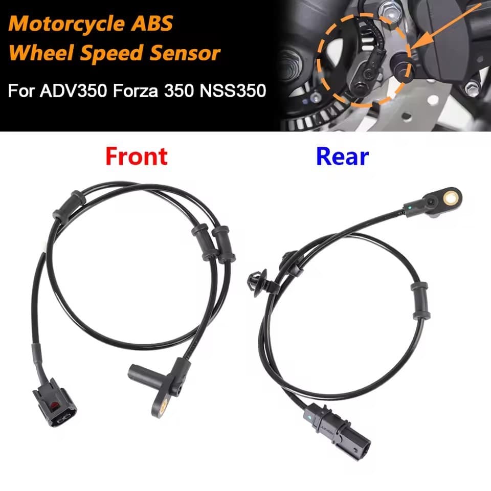 รถจักรยานยนต์ด้านหน้าด้านหลังล้อ ABS Sensor สําหรับ Honda ADV350 Forza350 NSS350 Forza NSS 350 เบรคสัญญาณสายไฟอุปกรณ์เสริม